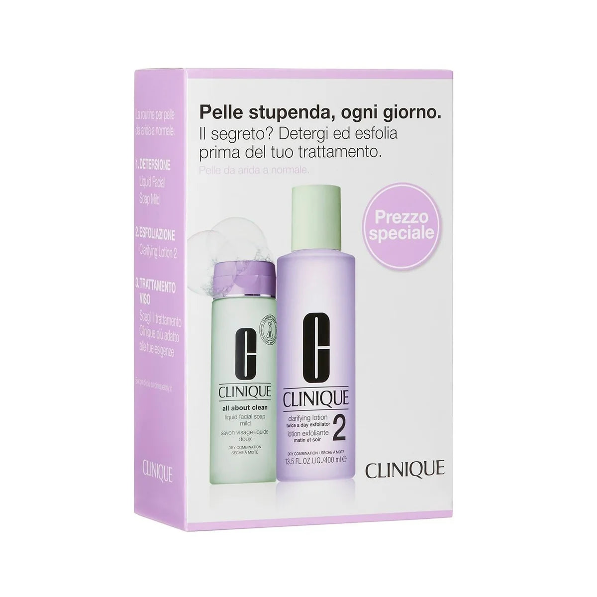 Cofanetto Liquid Facial Soap Mild + Clarifying Lotion 2