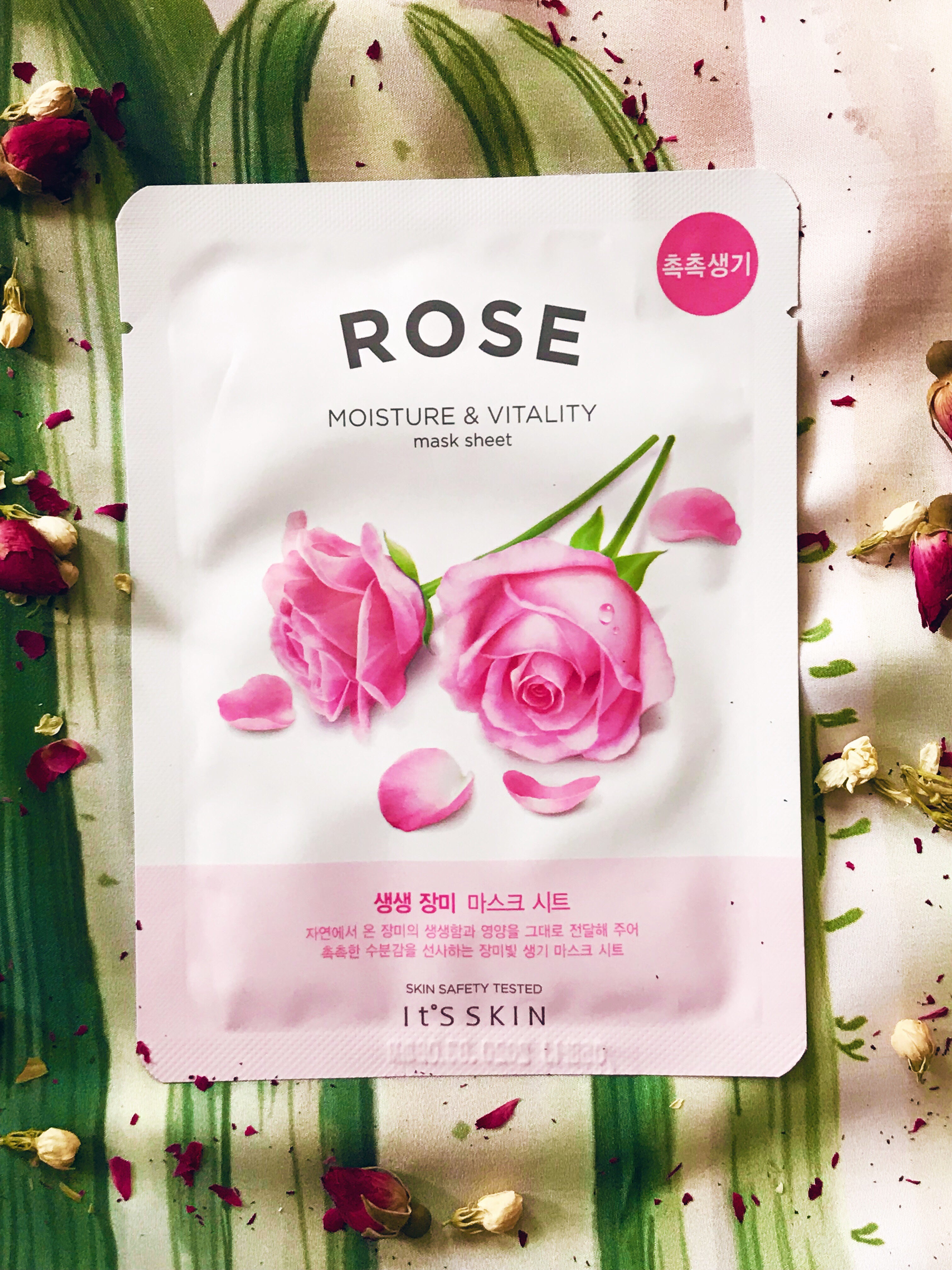 It's Skin Moisture Vitality Sheet Mask Nude Whisper Rose