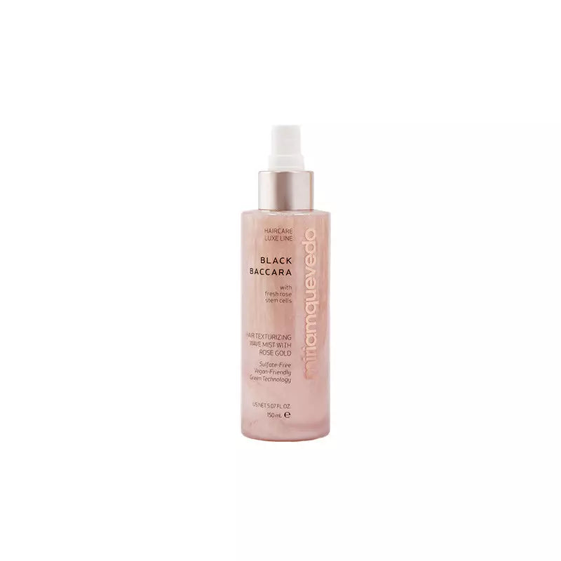 Black Baccara Hair Texturizing Wave Mist With Rose Gold
